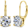 Moissanite Earrings 1.0ct-2.0ct D Color Round Cut - Bright Everyday