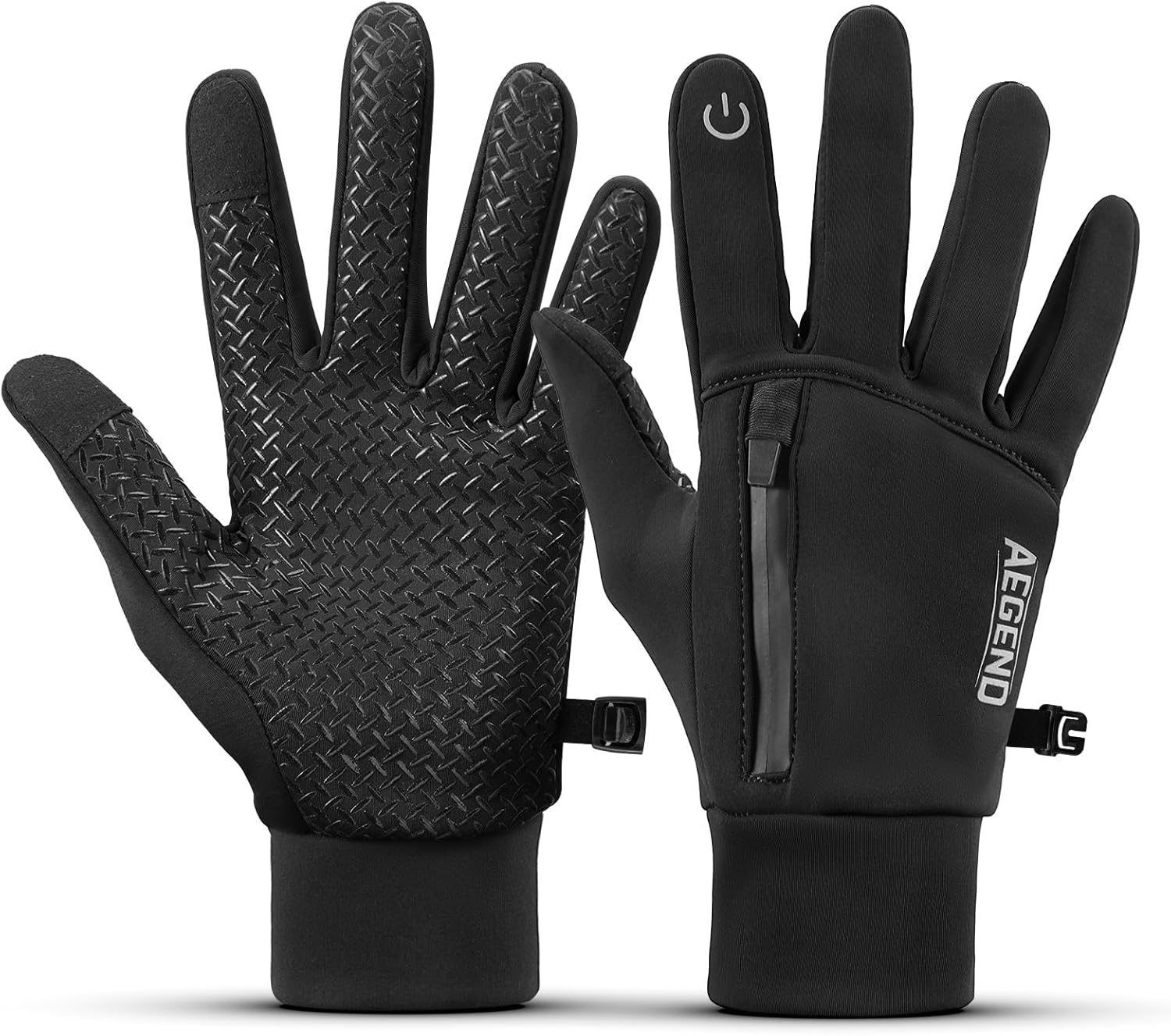 Aegend Waterproof Running Gloves - Touch Screen & Lightweight!