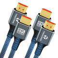 Ultra-HD HDMI Cables 2-Pack - 8K@60Hz, 4K@120Hz