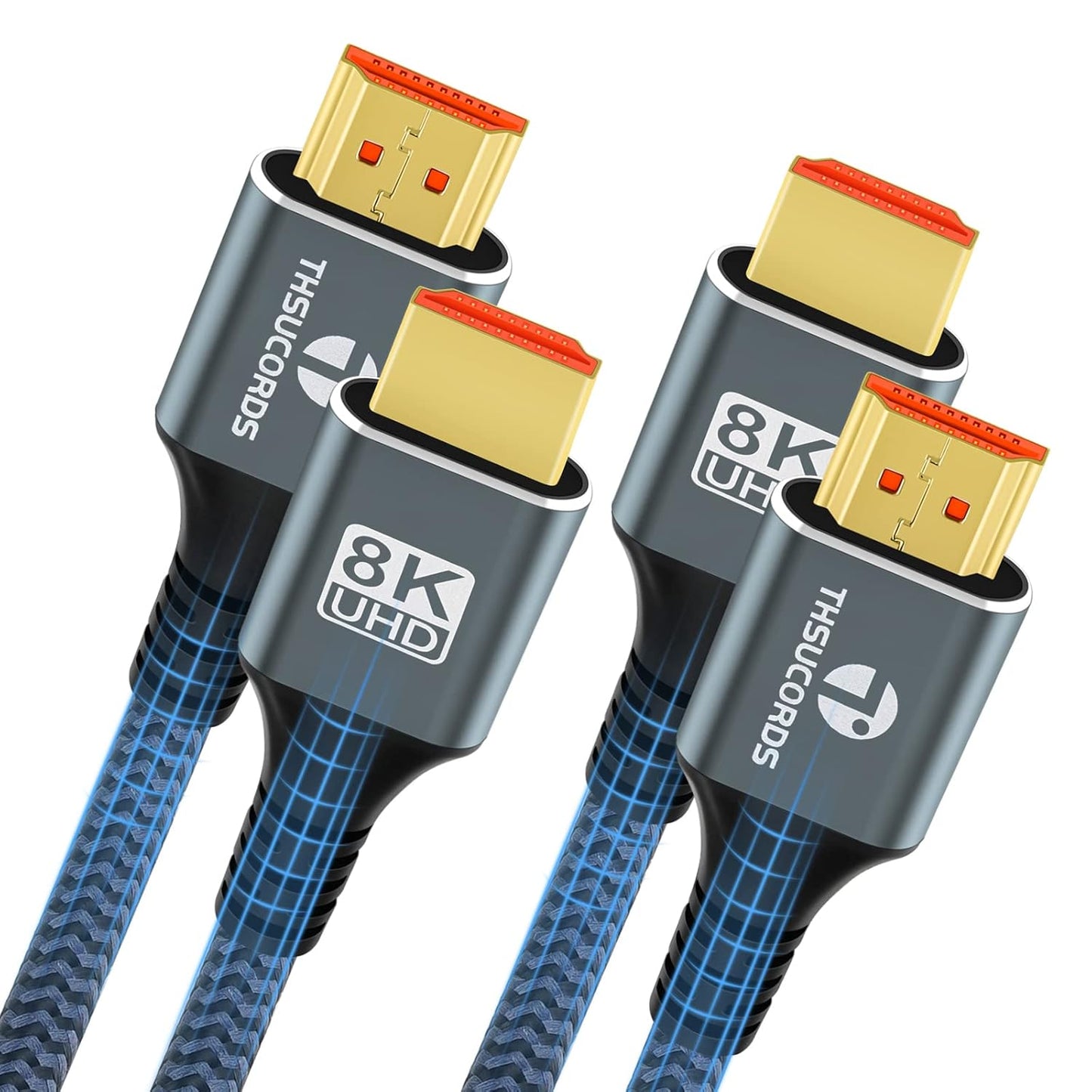 Ultra-HD HDMI Cables 2-Pack - 8K@60Hz, 4K@120Hz