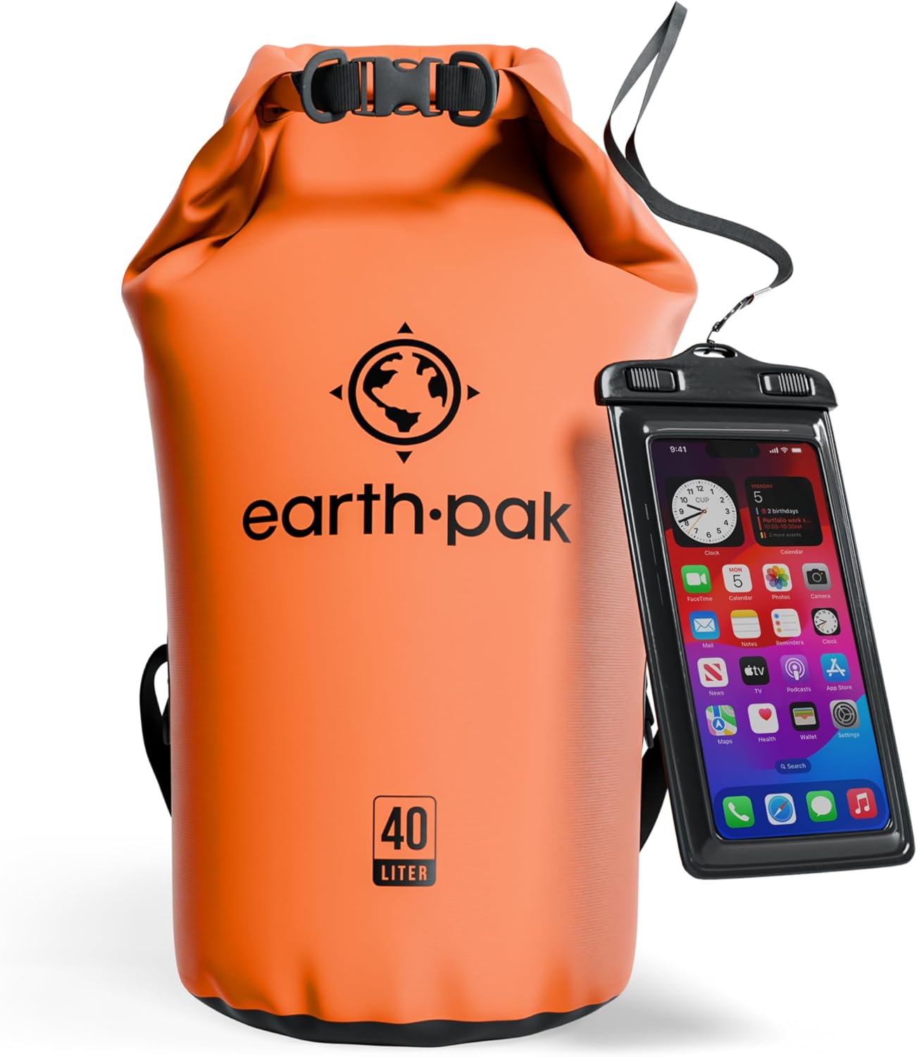 Earth Pak Waterproof Dry Bag - Reliable Roll Top Design