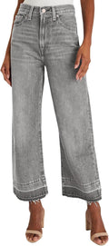 Women's High Waisted Wide Leg Jeans - Flattering Stretchy Fit Astylish