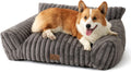 Cute Cat Couch Premium Plush Faux Fur Pet Couch Bed - Ultra-Soft