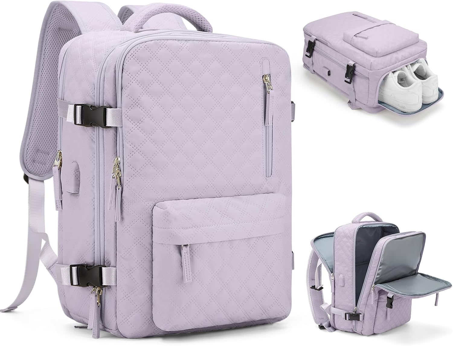 WONHOX Large Travel Backpack for Business and Leisure Use