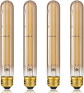 7.3 Inch 2200K Amber Edison Bulbs T10 Tubular LED - Warm Vintage Glow