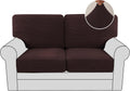H.VERSAILTEX Multi-Pieces Loveseat Cushion Covers - Stretch Jacquard