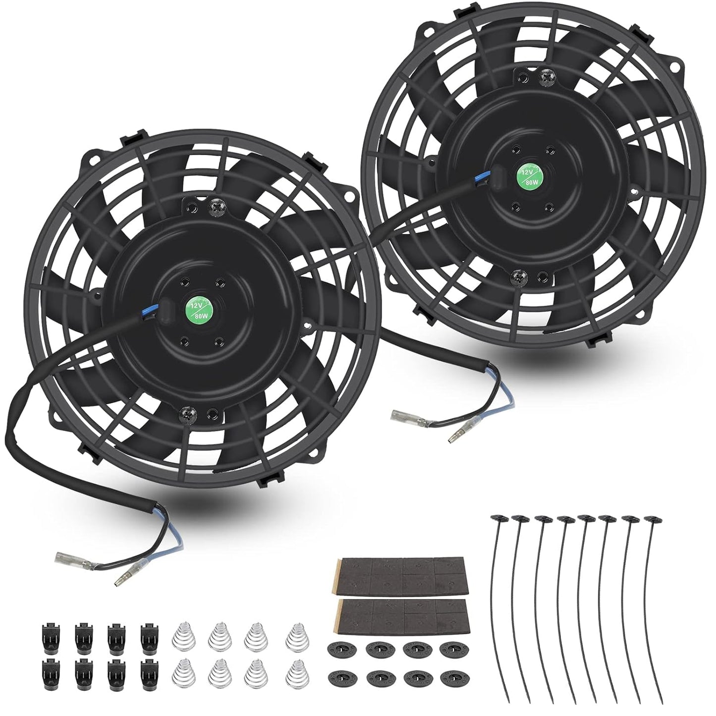 7 Inch Universal Slim Fan Push Pull Electric Radiator Cooling Fan