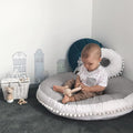 Kishome Grey Oversized Kids Floor Cushion