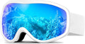 Ski Goggles OTG for Men Women - Anti-Fog UV400 Snow Goggles