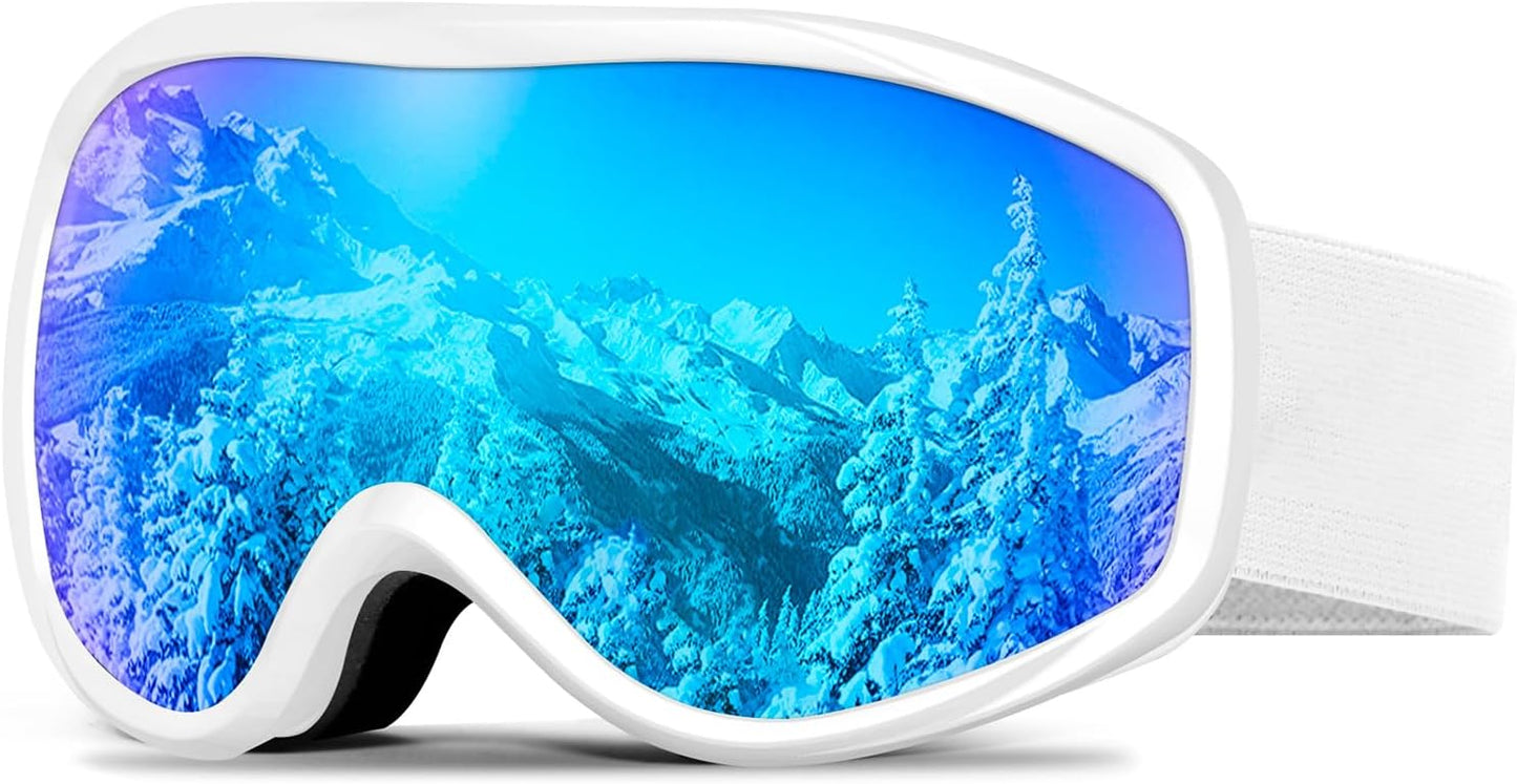VEWOE OTG Ski Goggles - Anti-Fog UV400 Protection