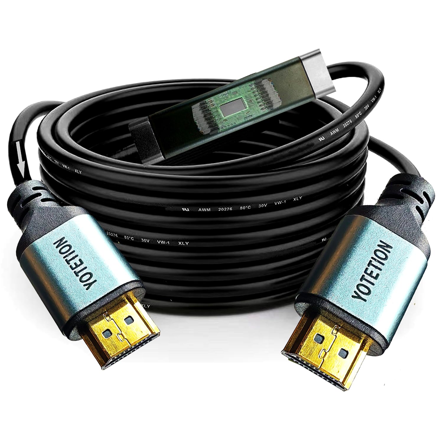 HDMI Cable 80ft 4K60Hz with Built-in Signal Booster for Quality