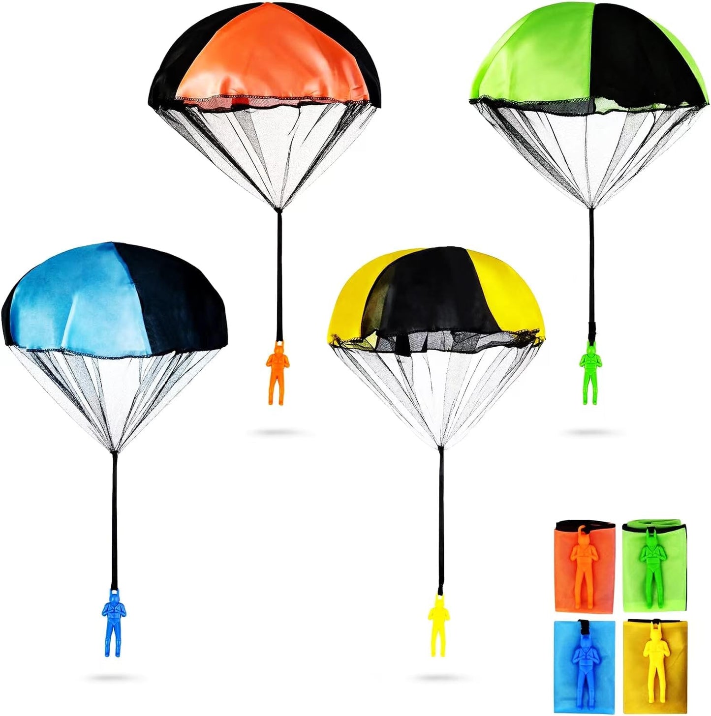 Tangle-Free Army Parachute Toy - Outdoor Fun!