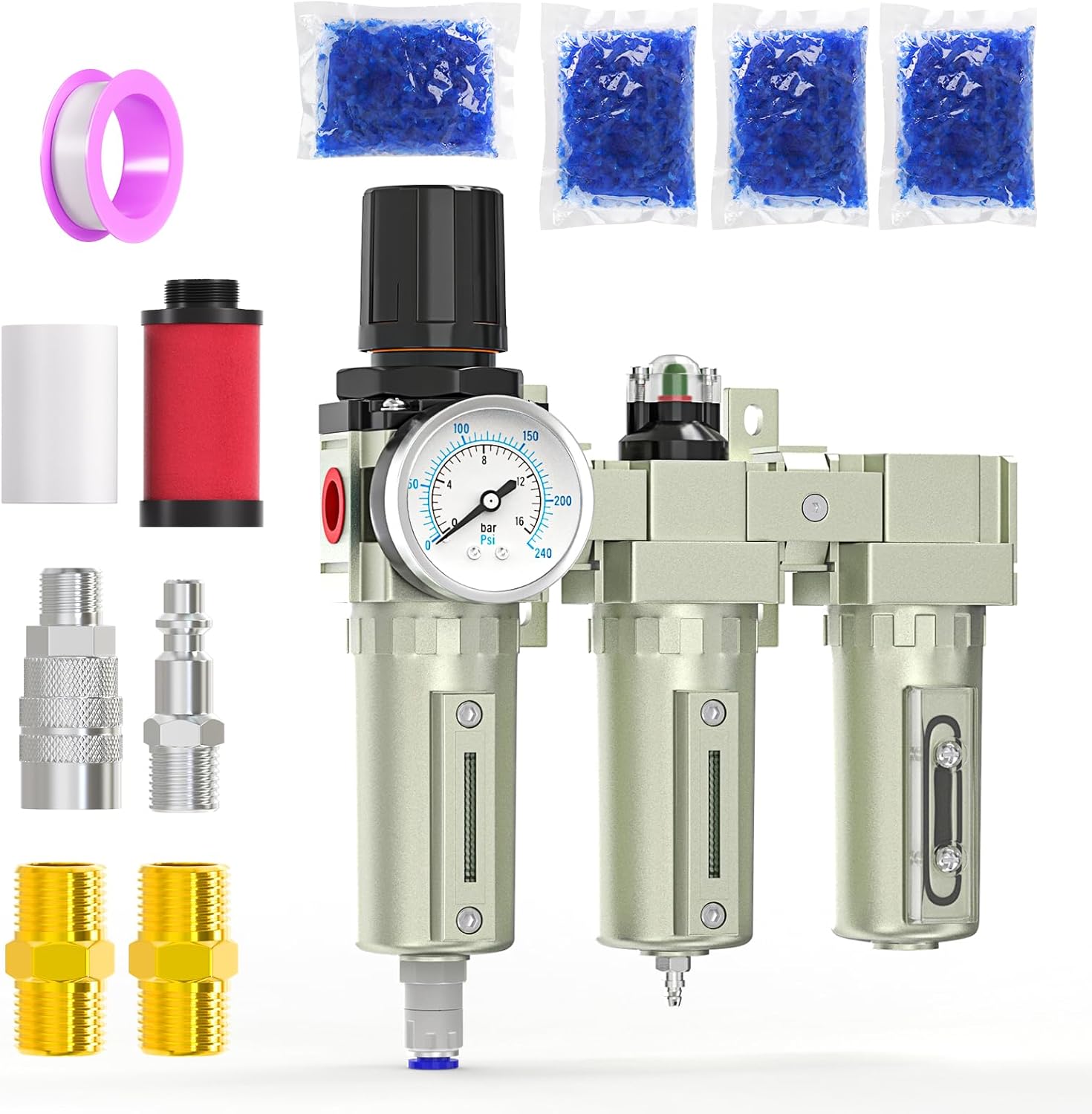 MEANLIN 3-Stage Industrial Air Drying System For Plasma Cutter, Paint Spray
