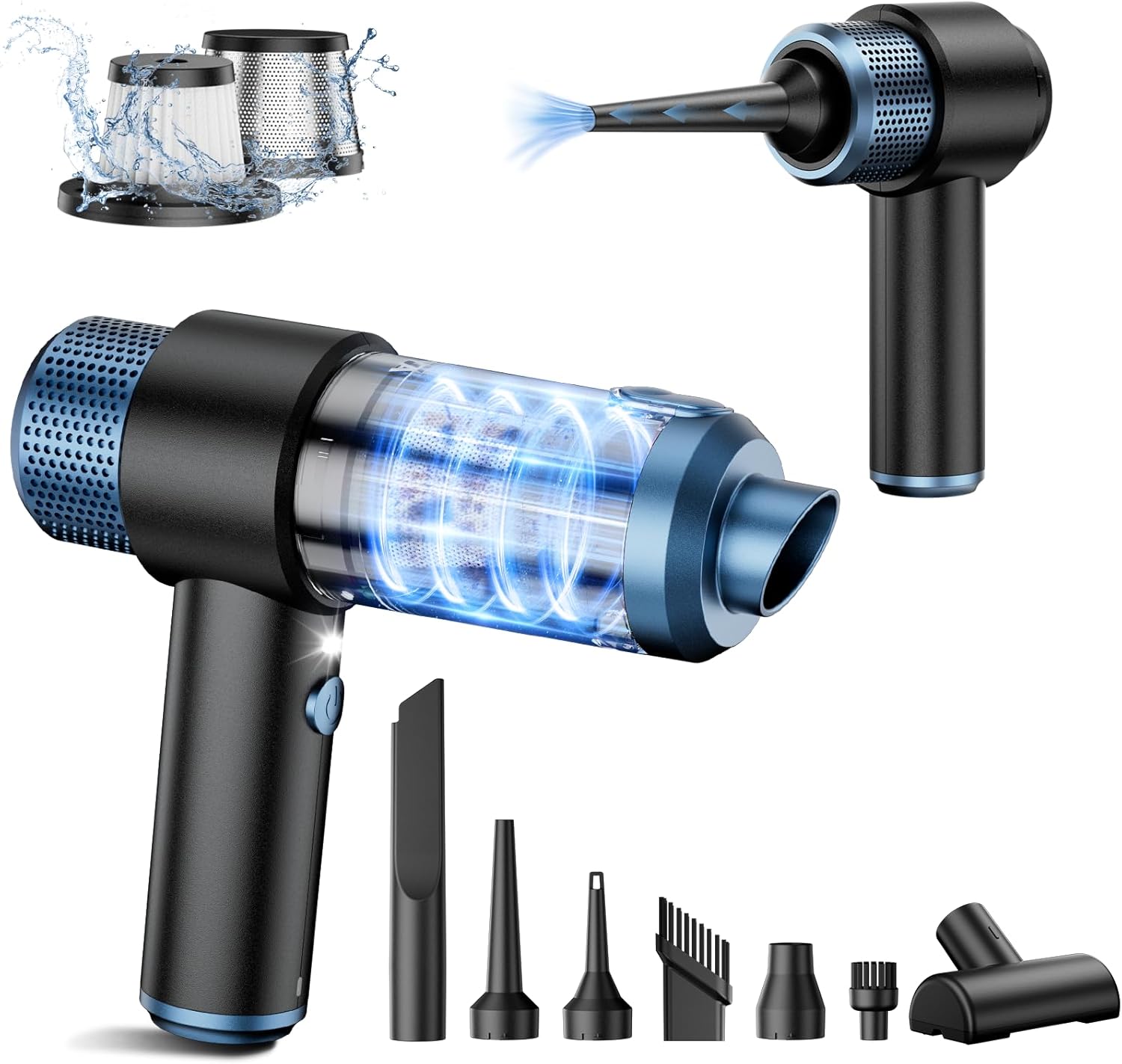 EYYA Handheld Car Vacuum Cleaner with 15000PA Suction Power