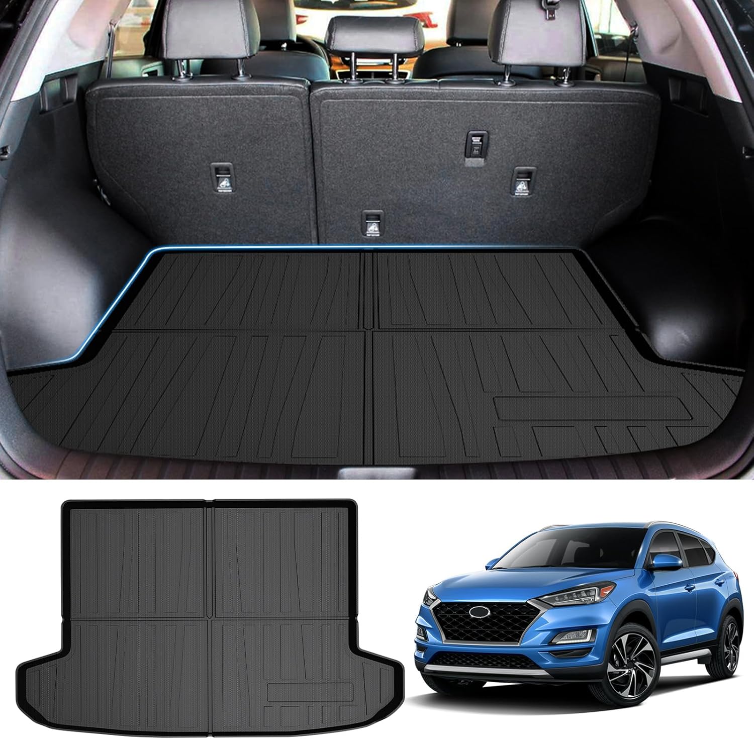 Powerty Trunk Mat for 2016-2021 Hyundai Tucson Accessories