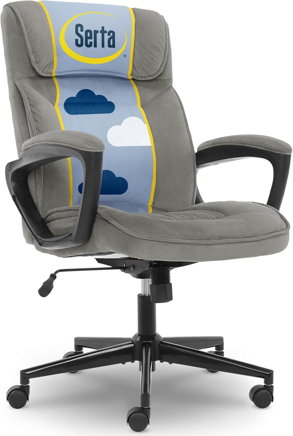 Serta Executive Office Chair with Layered Body Pillows