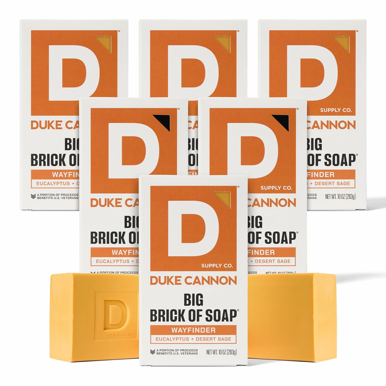 Duke Cannon Extra Large Bar Soap Bundle for Men - 6 Pack