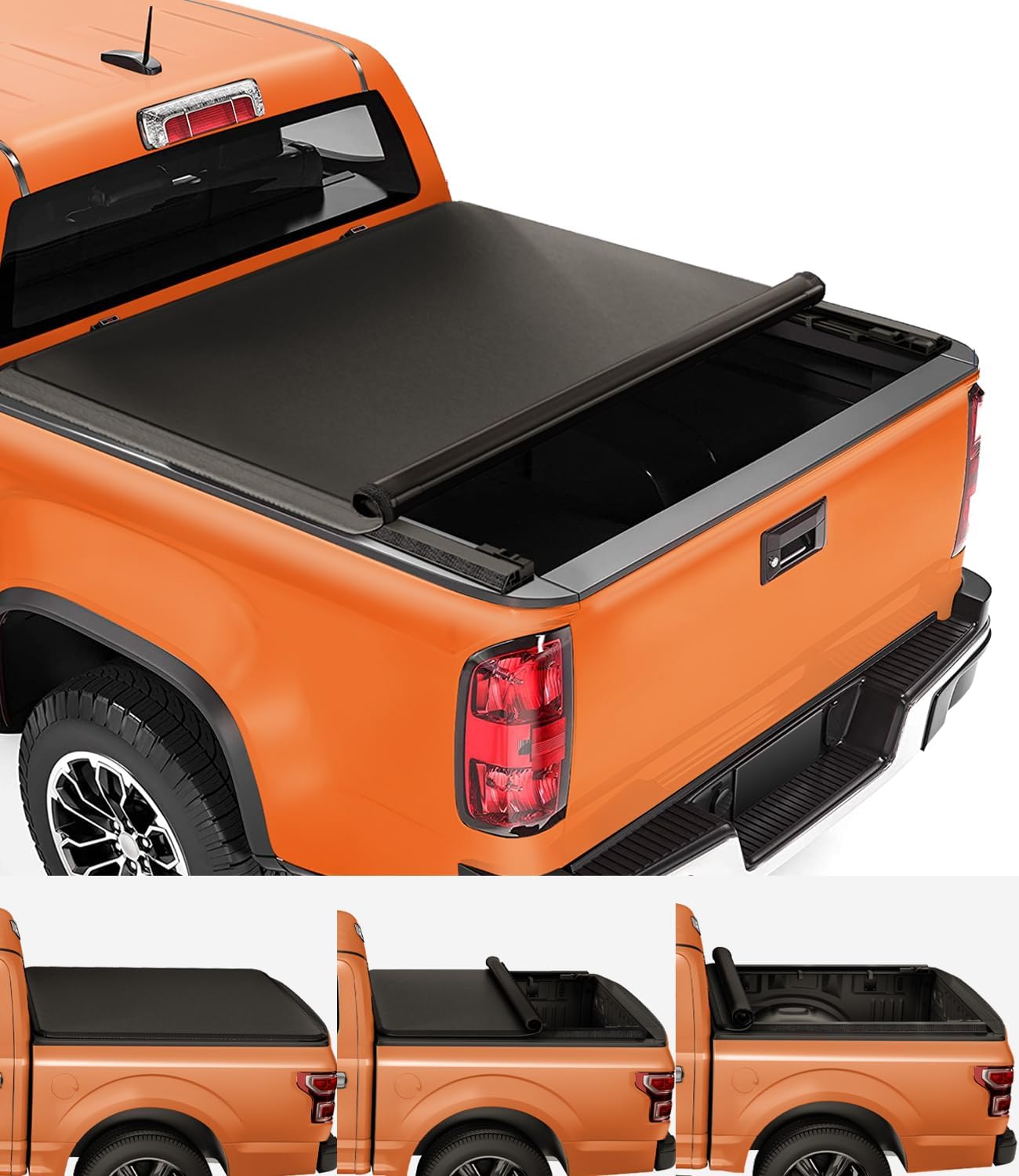 TIPTOP Soft Roll-Up Tonneau Cover for 2015-2025 Chevy Colorado