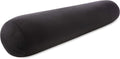 Full Size Straight Body Pillow Black - Premium Microbead Support