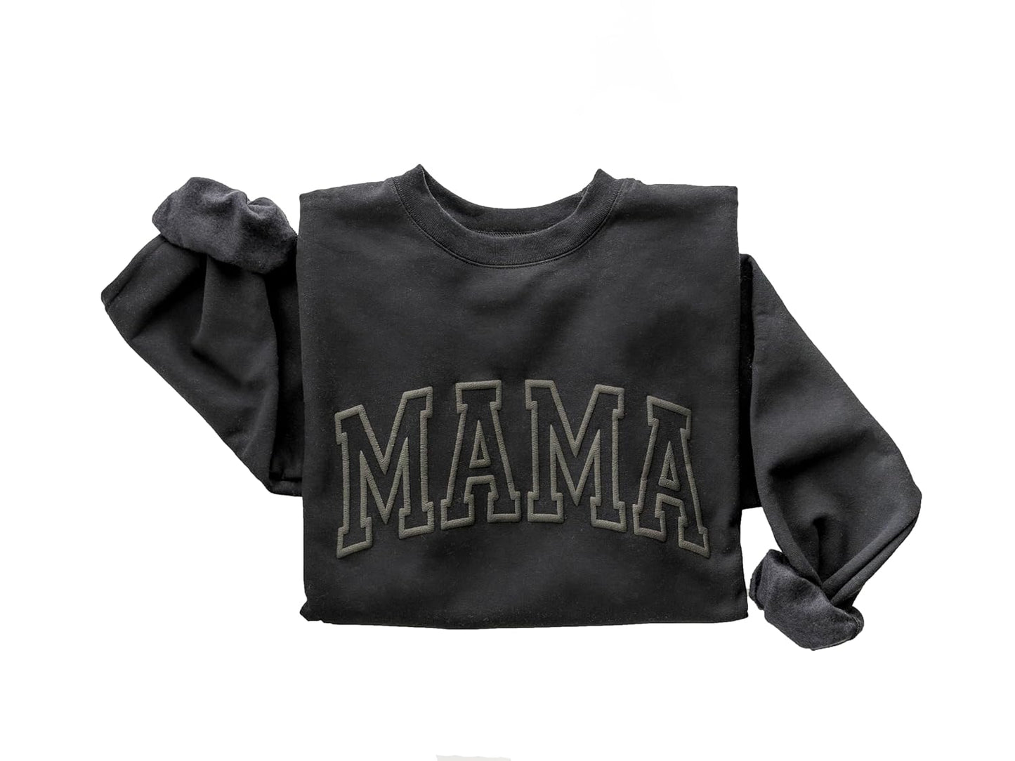Embossed Mama Sweatshirt - Custom Mother's Day Gift
