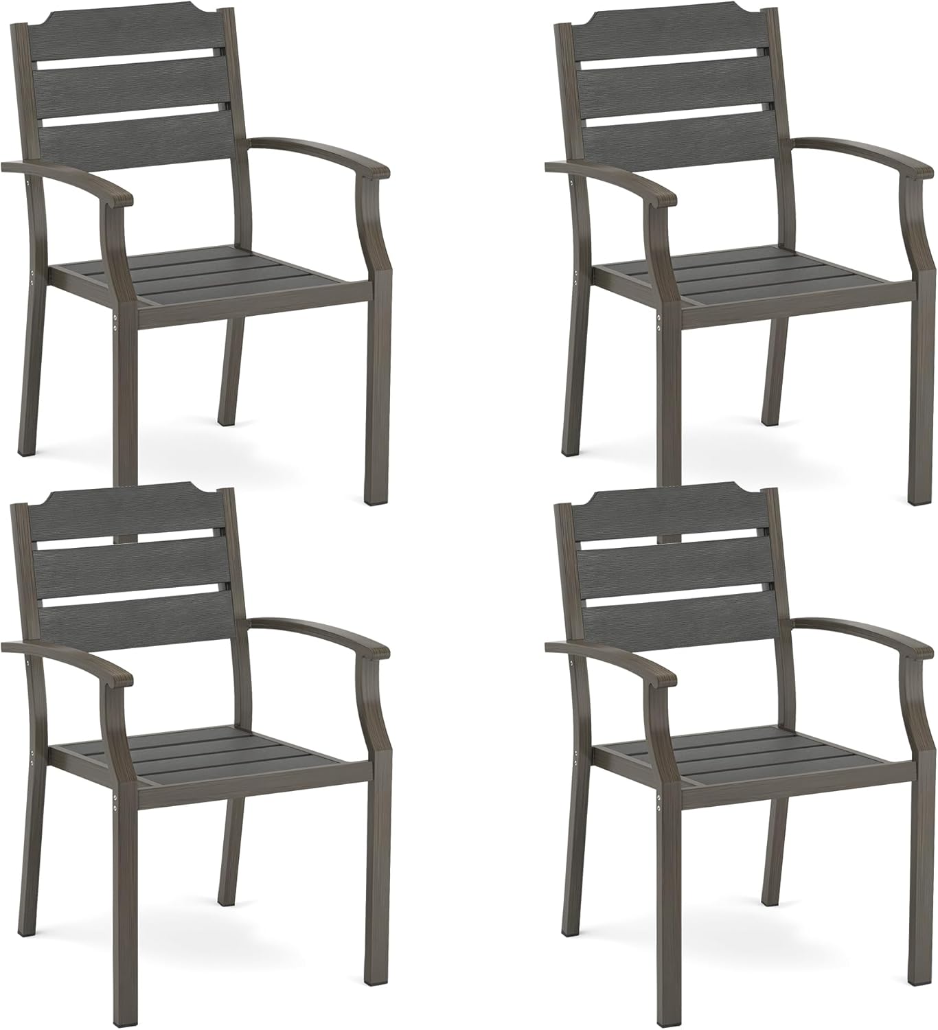 Outdoor Dining Chairs Set of 4 for Patio and Garden Use