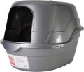 Natures Miracle Hooded Flip Top Litter Box - Built-In Odor Control