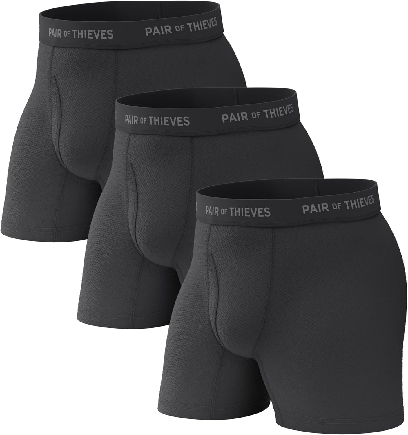Super Fit Men's Boxer Briefs - Soft, Breathable, Quick-Dry Comfort