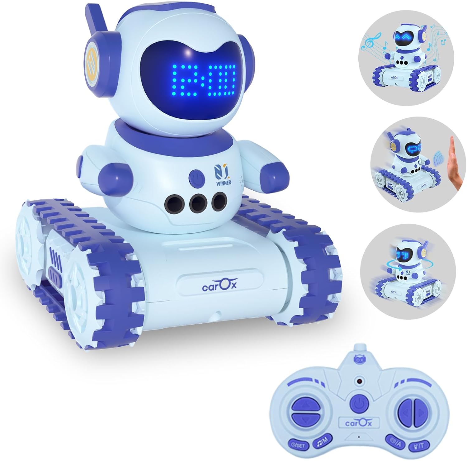 Carox: Interactive Robot Alarm Clock & Car - Fun Learning & Wake-Up