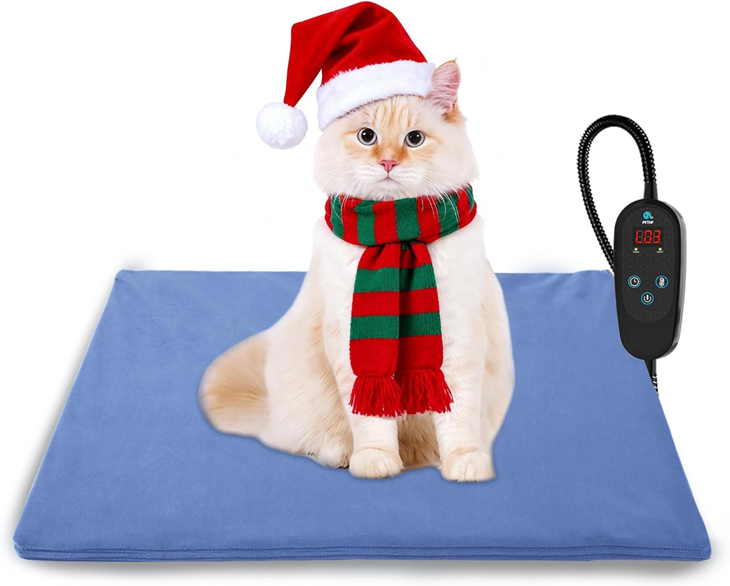 PETNF Pet Heating Pad with Adjustable Temperature and Timer