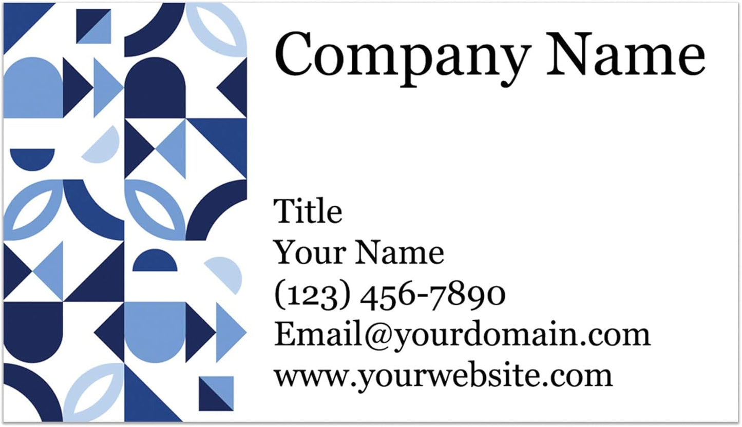 Custom Printed Business Cards on Thick Sturdy Stock - 3.5 in x 2 in