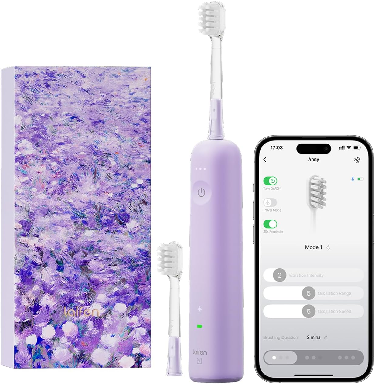 Laifen Wave Special Electric Toothbrush: Sonic Cleaning Power
