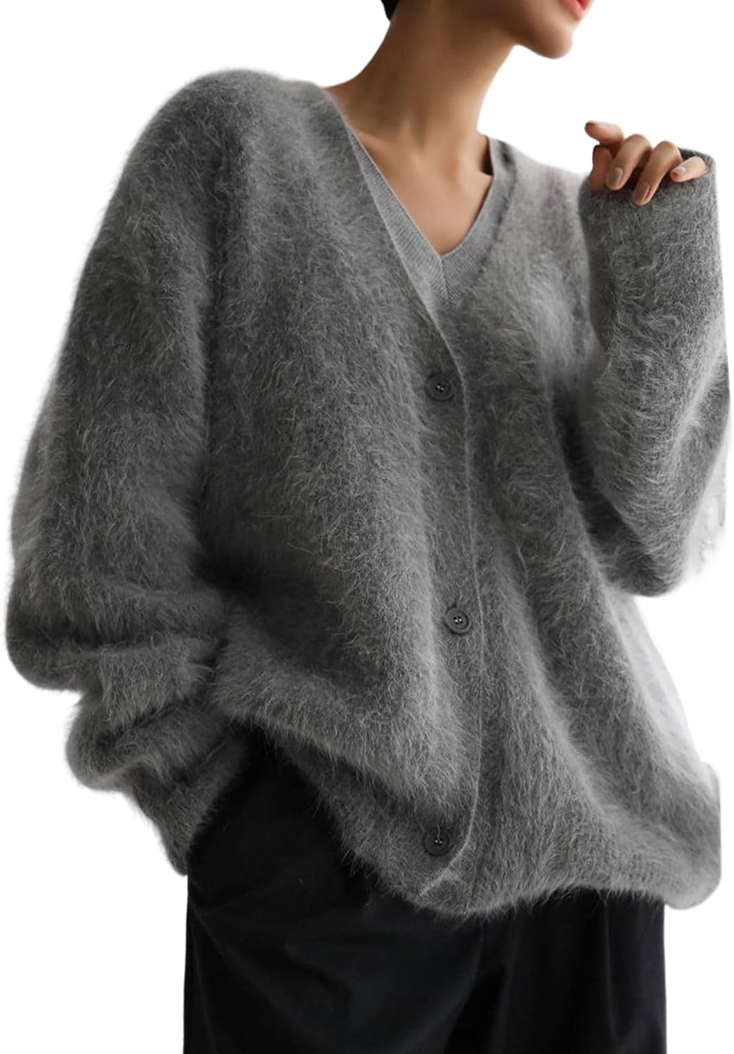 Yimoon Womens Fuzzy Cardigan Sweater for Trendy Style 2025