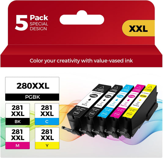 PGI-280XXL/CLI-281XXL Compatible Ink Cartridge Replacement Pack