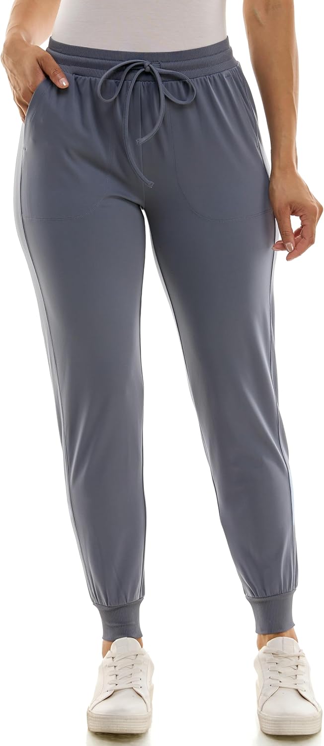 Zac & Rachel Women's Pull on Jogger Pant with Tie Front Style