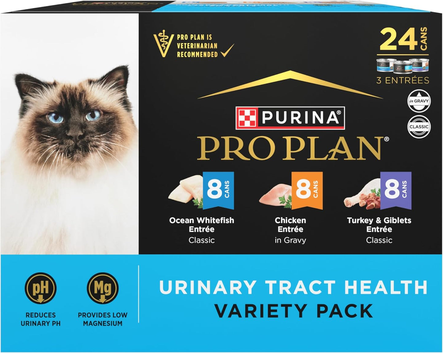Purina Pro Plan Urinary Cat Food Wet Variety Pack for Health