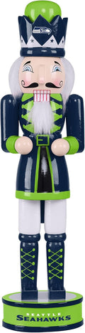 foco NFL Team Logo Collectible Holiday 14ft Nutcracker - Team Spirit