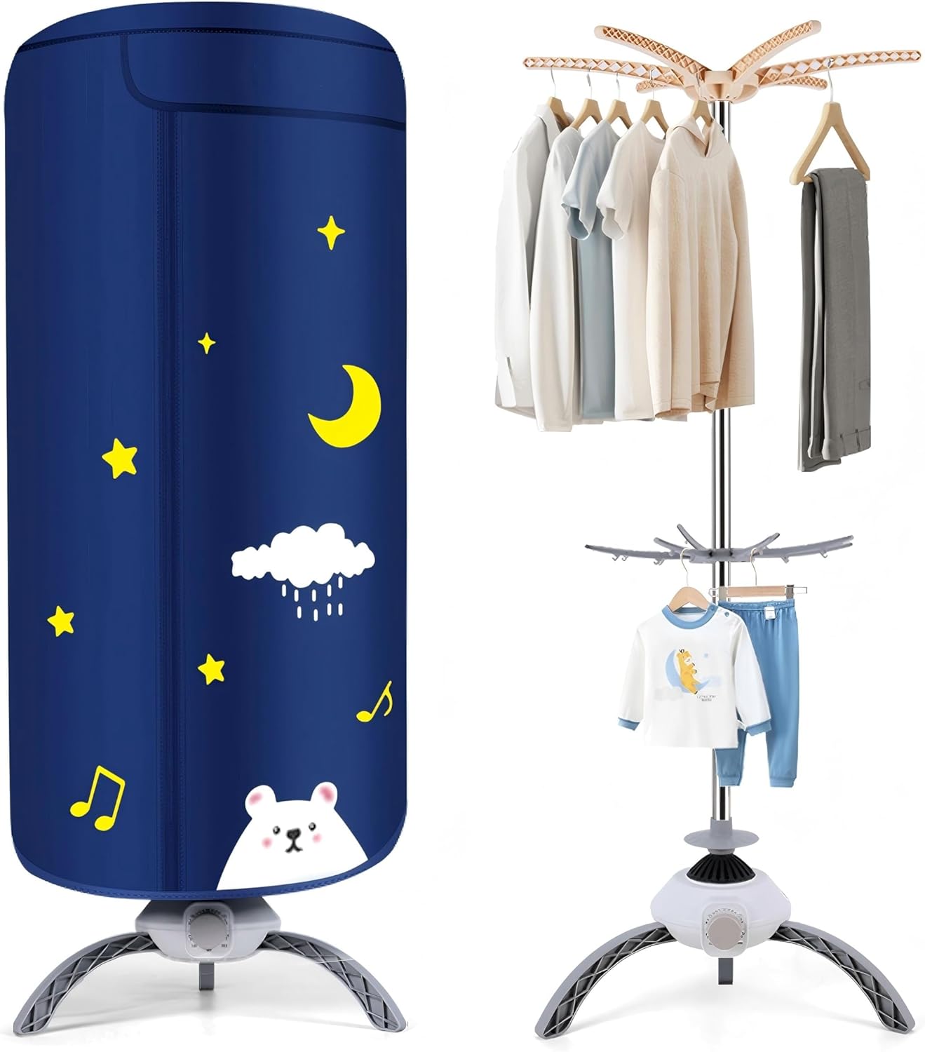 Portable Clothes Dryer for Families and Travel - Compact & Fast