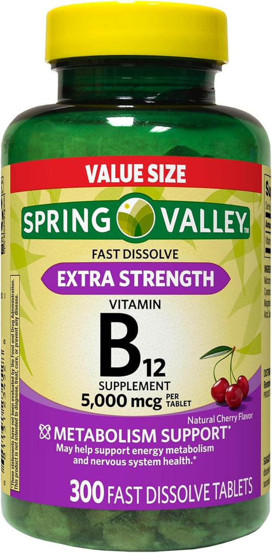 5000 Mcg Cherry B12 Tabs | Maker Explorador