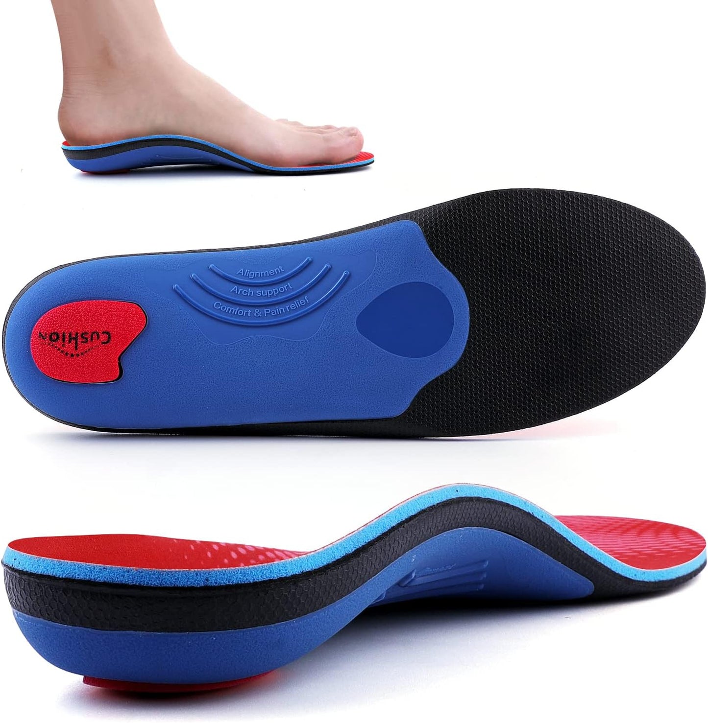 Walkomfy Pain Relief Orthotic Insoles