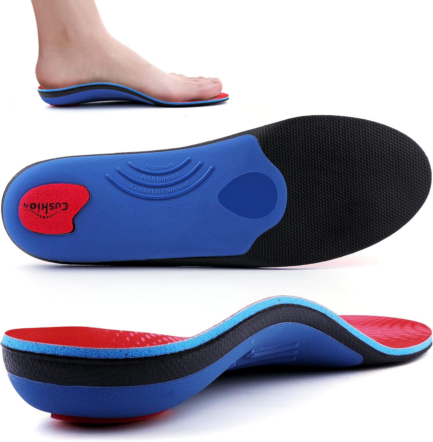 Walkomfy Pain Relief Orthotic Insoles