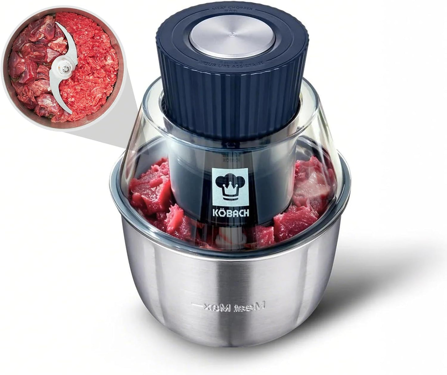 Electric Food Processor & Meat Grinder for Easy Cooking Fun