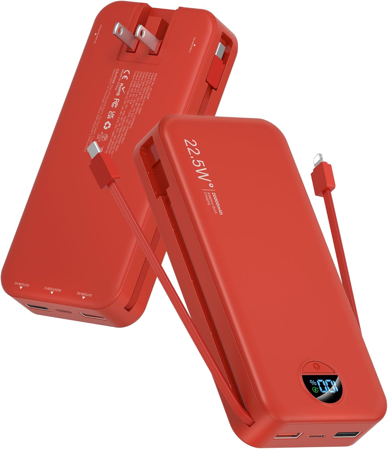 Portable Charger Power Bank by citicr: 20000mAh Fast Charging