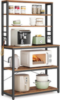 VASAGLE Coffee Bar Baker's Rack 6-Tier - Space-Saving Kitchen Storage