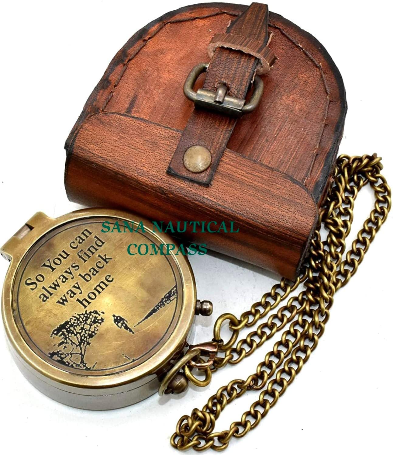 Waterproof Brass Military Compass - Navigate Any Terrain