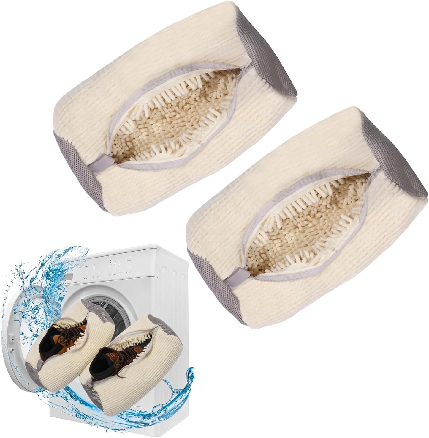 Reusable Shoe Washing Bag Set - Keep Shoes Clean!