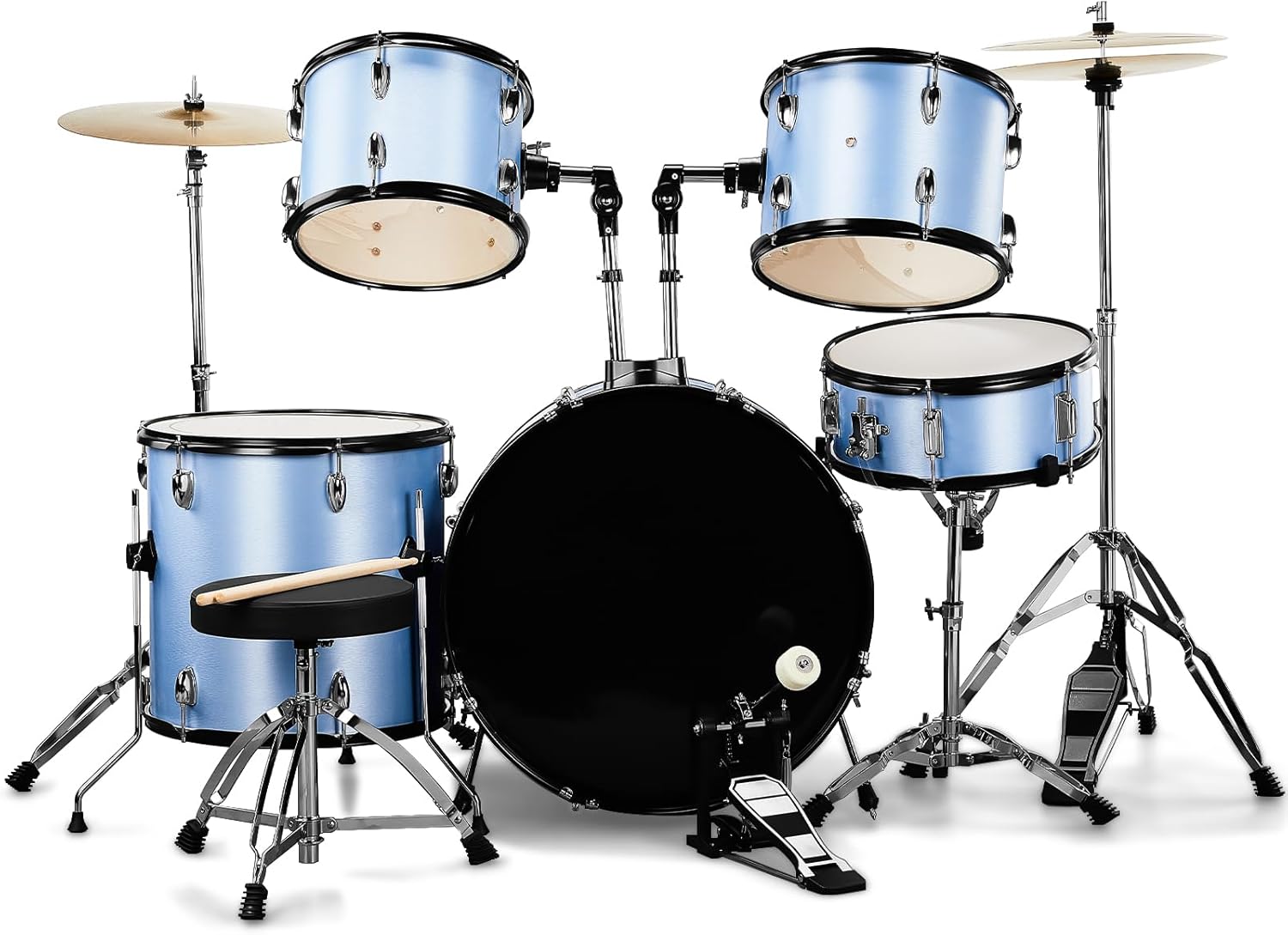Ktaxon 22 Inch Adult Drum Set for Beginners and Students