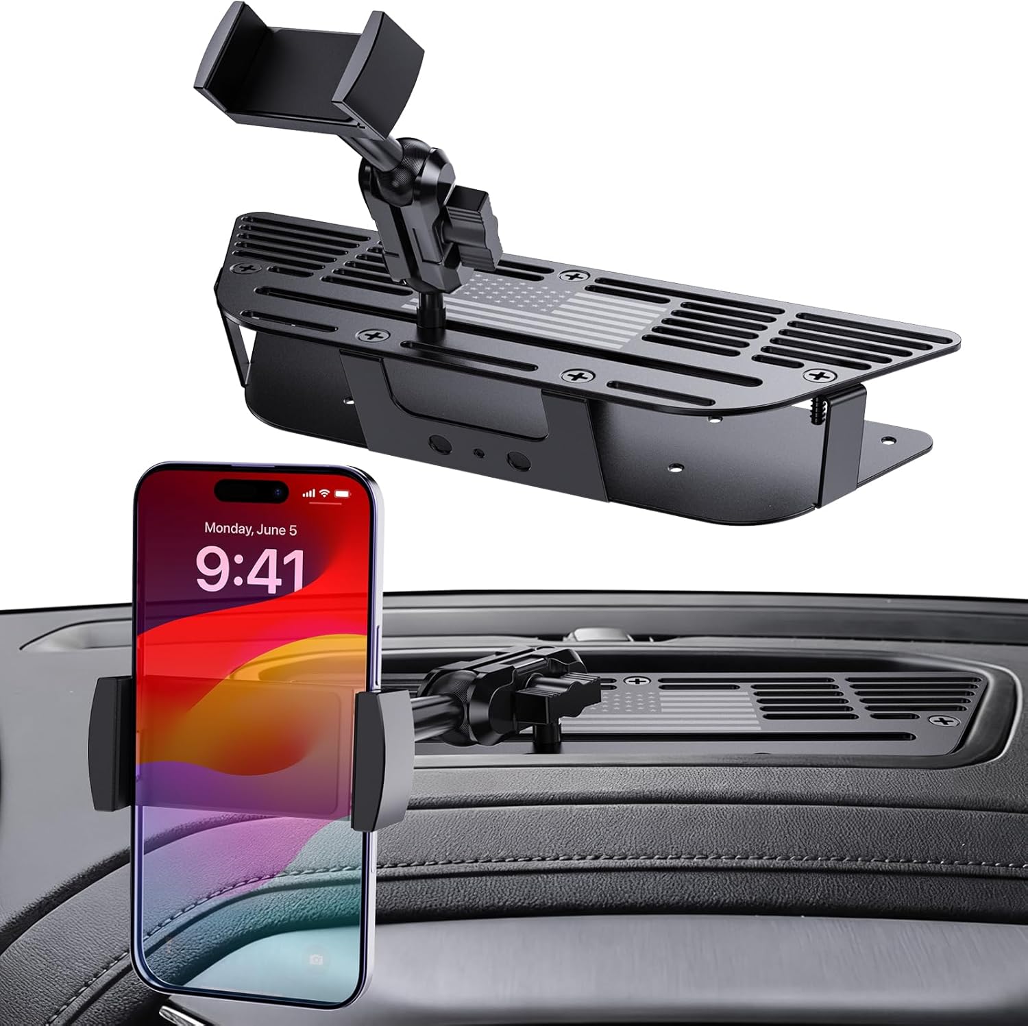 Dash Platform Phone Mount for 2019-2025 Chevy Silverado & GMC