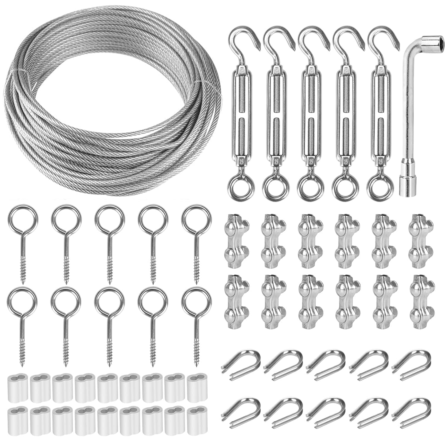 1/16 Wire Rope Kit for Hanging Lights and Climbing Plants