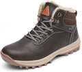 Mishansha Mens Winter Snow Boots for Men - Waterproof Insulated