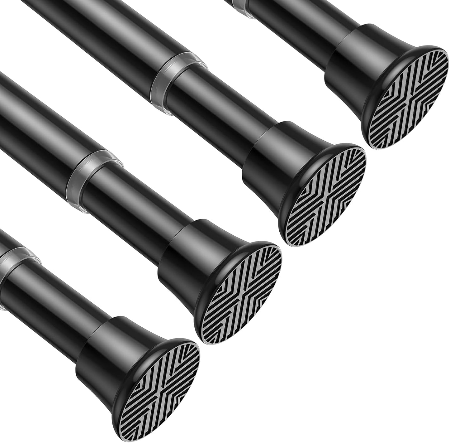 Adjustable Tension Rod 24 to 46 Inch for Curtains and More